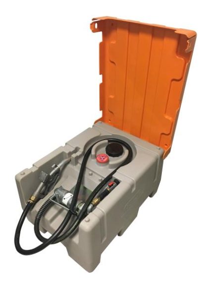 Cuve gasoil Easy Mobil 125 L avec pompe manuelle et capot