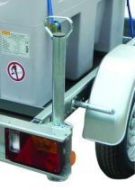 Cuve gasoil 430L sur remorque ADR avec pompe 12V – Image 2