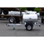 Citerne à eau roulante 1000L 90km/h 1 essieu flèche fixe PTC 1,5T – Image 8