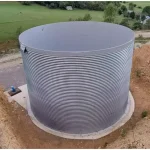 Réservoir d'eau en acier galvanisé 19m3 - Ø 4,4 m